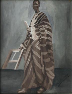 Portrait of a man (1954), de Aina Onabolu 