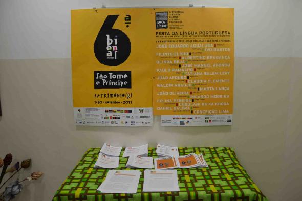 cartaz da Bienal das Artes e do Roça Língua