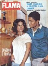 cinco anos depois de deixar os subúrbios de Lourenço Marques, Eusébio era o exemplo de uma fulgurante trajectória de mobilidade social (Flama, 10/6/66) 