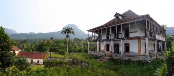 Maison principale roça Porto Real, île de Príncipe, 2008