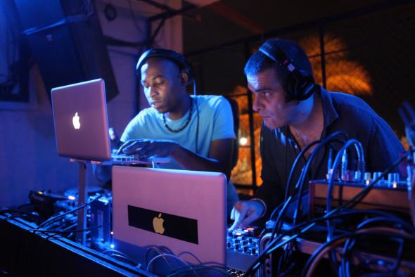 DJs Satelite e Marco Messina, foto de Rita Soares