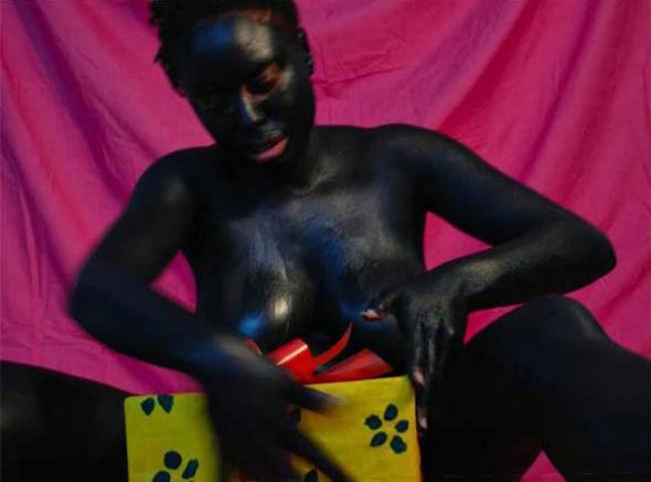 Ato Malinda, Prison Sex I (2008), still from video. Courtesy the artist. Video presented in La Parole aux Femmes, (Women Speak Out), Dakar, 2011