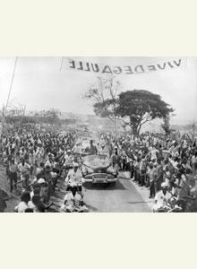 Viagem do general de Gaulle a Brazzaville, 23 agosto 1958 