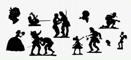 Kara Walker, Auntie Walker's Wall Sampler for Civilians (detail), 2013. 