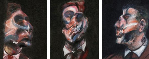 Três estudos para um auto-retrato, de Francis Bacon (1975)