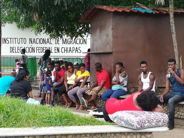 A Estação Migratória Século XXI, em Tapachula, é a maior da América Latina. Pedro Cardoso