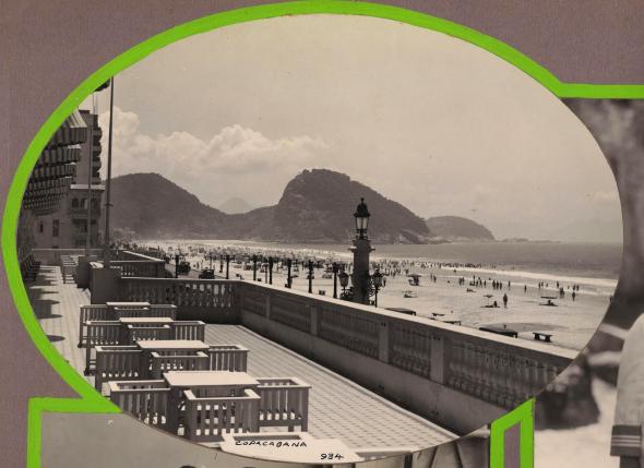 Copacabana, nos anos 20. Do arquivo familiar de Paulino Botelho