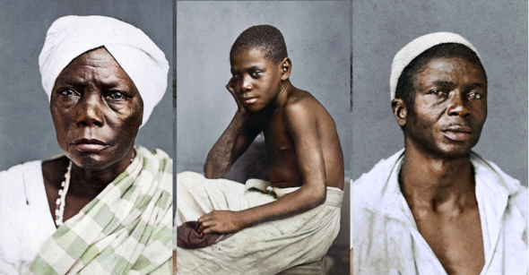 Fotos históricas colorizadas por Marina Amaral, em projeto chamado ‘In Color || Slavery In Brazil, 1869’