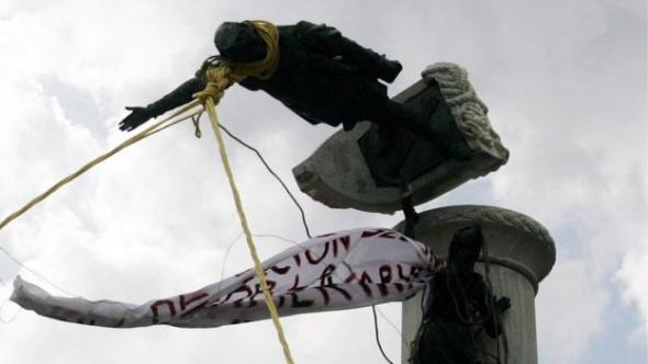 A figura de Colombo tem sido alvo de vandalismo em Miami, Los Angeles, Boston ou Texas