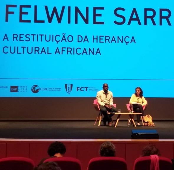 Felwine Sarr and Maria Paula Menezes, photo by Marta Lança