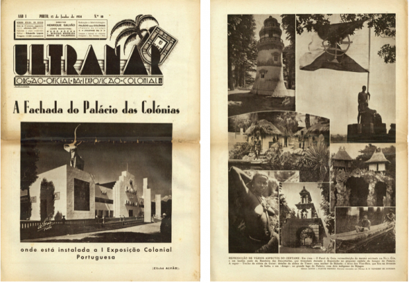 Boletim Ultramar órgão oficial da I Exposição Colonial. Porto. 10, 15 de Junho de 1934. Vários aspectos da exposição