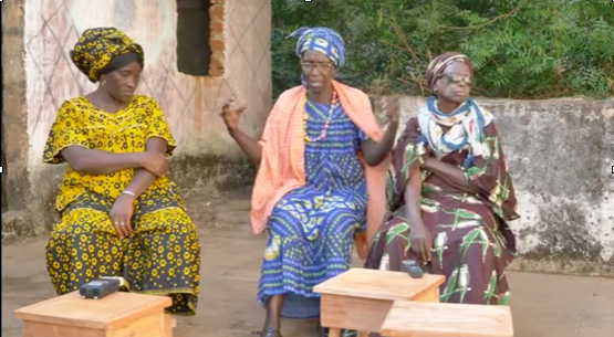 Brinsam Nassentche, Nhima Turé and Segunda Lopes. photo by Rui Vilela, 2020.