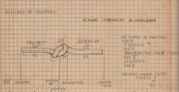 Fig. 14 − Detalhe de digitalização de plano para escrita de A Terceira Metade.