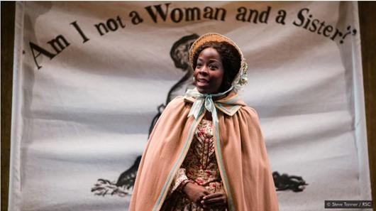 It includes characters based on Mary Wollstonecraft and Mary Prince, a former slave who became the first black woman in Britain to petition Parliament