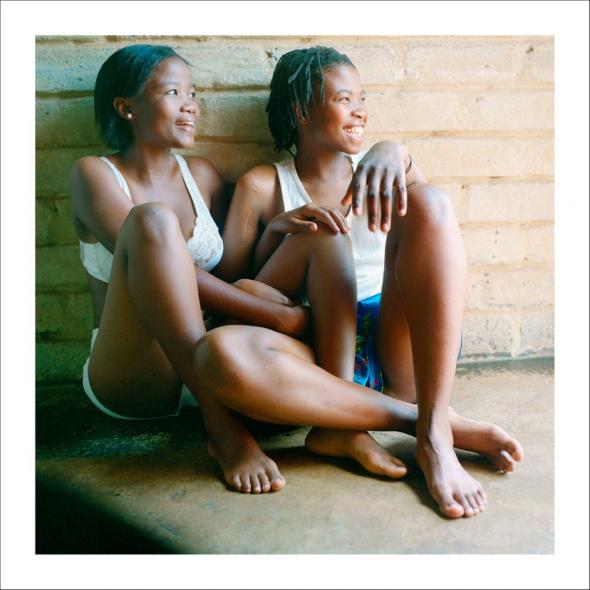 Katlego Mashiloane and Nosipho Lavuta, Ext. 2 Lakeside Johannesburg 2007 from the series Being