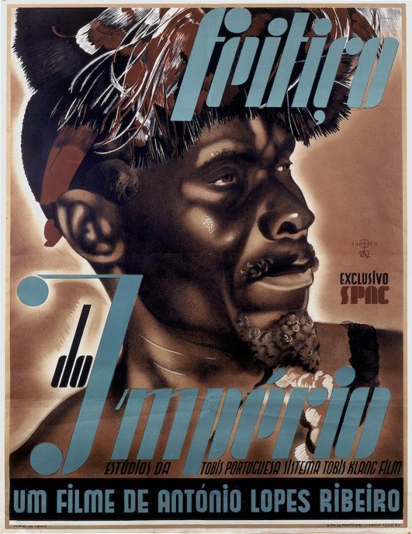 Cartaz do filme 'Feitiço do Império' (1940) de António Lopes Ribeiro. Cinemateca Portuguesa