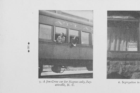 African-Americans fled on foot and by car, bus and ferry, but most commonly by train, where they were seated up front in the Jim Crow car, closer to the engine’s smoke and cinders. (Schomburg Center for Research in Black Culture, NYPL.Permission The Good Life Center. Scott Nearing, Black America).