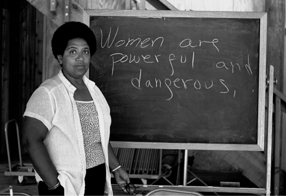 Audre Lorde. Photo - Wikimedia.