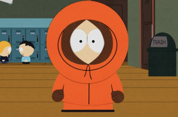 Kenny de South Park, série de TV criada por Trey Parker e Matt Stone