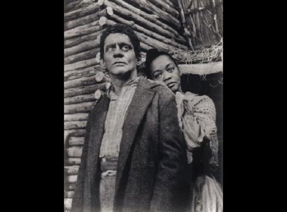 Ruth de Souza et Sergio Cardoso. La Case de l’oncle Tom, telenovela Globo, 1969