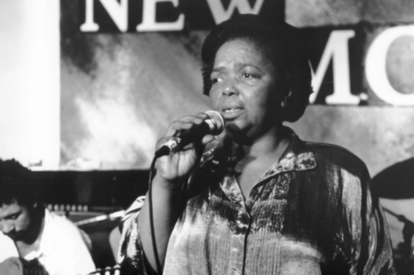 Cesária Évora, photographed in 1991. Courtesy of Pierre Rene-Worms/Lusafrica