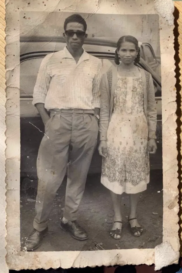 Young Mariana, photographed before leaving Cape Verde. Courtesy of Mariana dos Santos