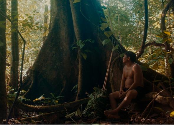 Foto de divulgação. Yanomami no filme A Última Floresta.