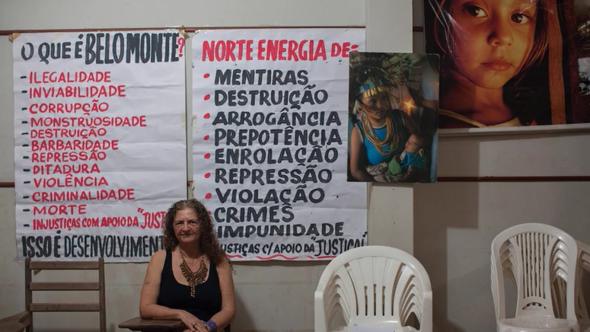 A ativista ambiental Antônia Melo Fotograma do filme O Jabuti e a Anta de Eliza Capai.