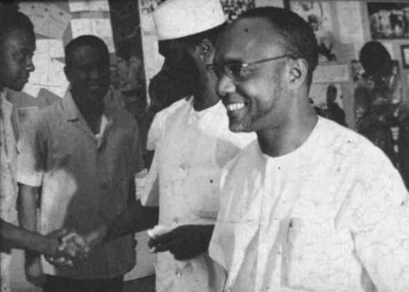 Cabral na exposição Semana da Informação, Conacri, 1972