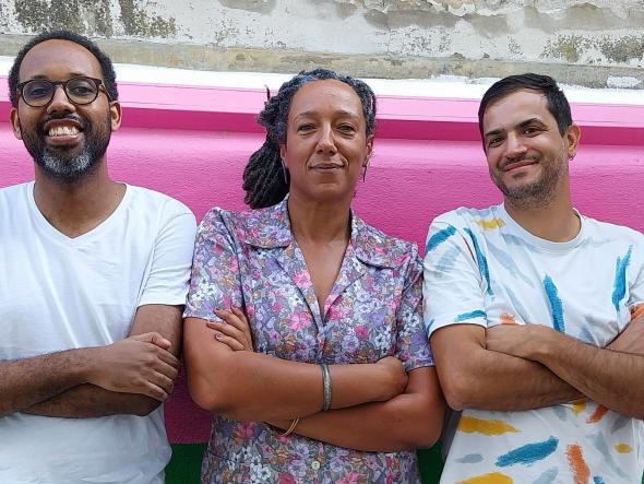 José Pereira, Cristina Roldão e Pedro Varela, foto de Marta Lança