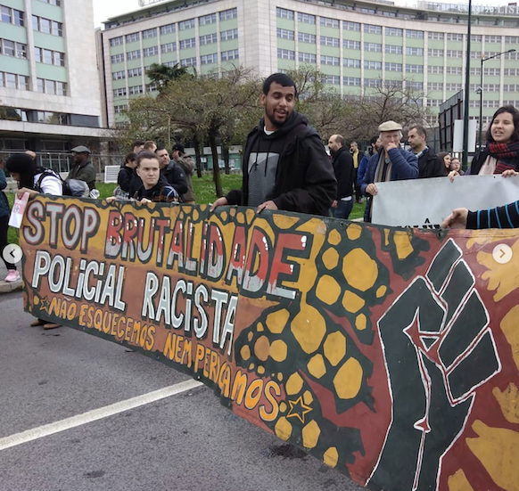 Manifestação Justiça por Cláudia Simões 1/2/2020, fotografia de Marta Lança