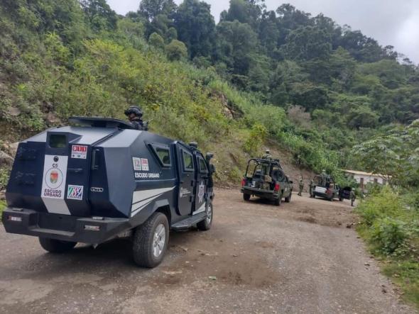 A militarização de Chiapas dura há décadas, mas reforça-se cada vez mais devido à crise de segurança no estado (DR)