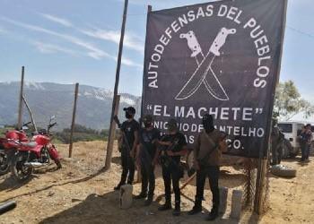 Em julho de 2021, formaram-se as Autofedesas El Machete, grupo hoje acusado de agredir as comunidades que há dois anos  prometeram proteger (DR)