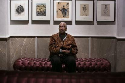 Escritora Maryse Condé, em fevereiro de 2019, em Barcelona .(Albert García)