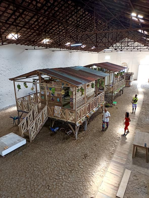 Casas-museu são-tomenses na antiga fábrica de óleo de Palma de Água Izé.
