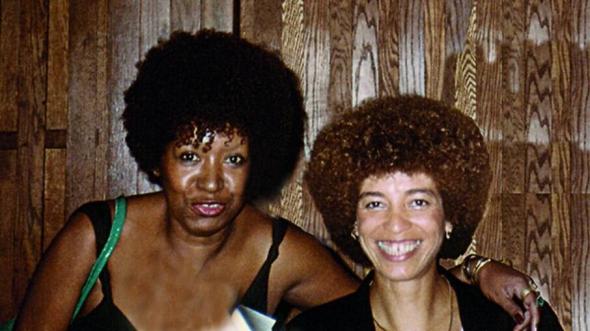 Lélia Gonzalez e Angela Davis em 1984 eua