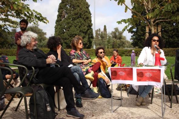 Debate 'Artes, Patrimónios e Feridas Coloniais'– Jardim do Império, Belém, Lisboa