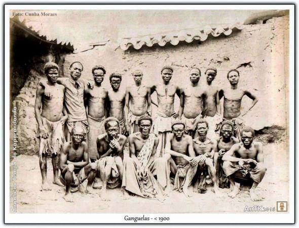 Ganguelas, 1900