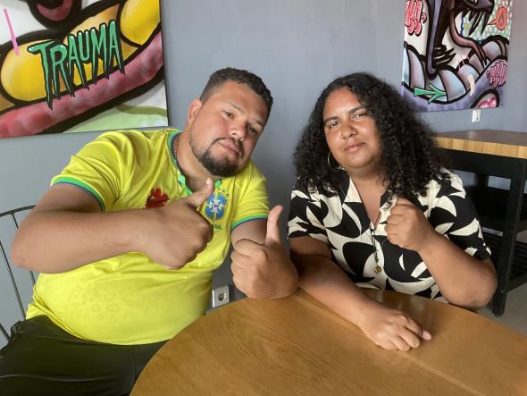 Galo de Luta e Priscila Kashimira, foto de MH