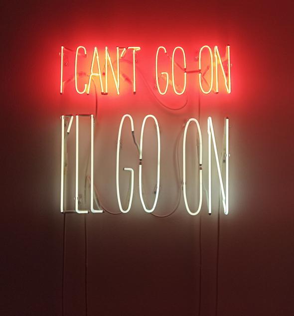 Alfredo Jaar, I can't go on, I'll go on, 2016