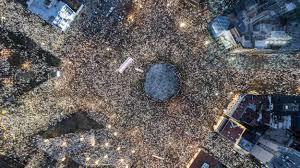 Protest in Belgrade March 2025 