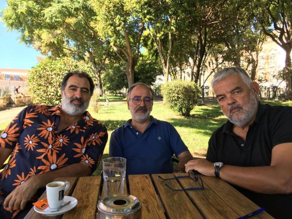 João Pedro George, António Araújo e Diogo Ramada Curto