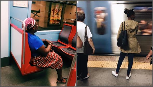 Metro Lisboa, colagem Afro Lis