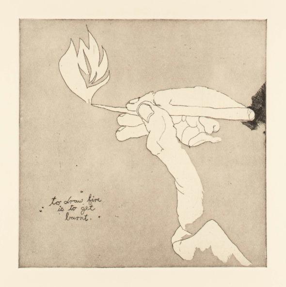 To Draw Fire 1970, Barry Flanagan