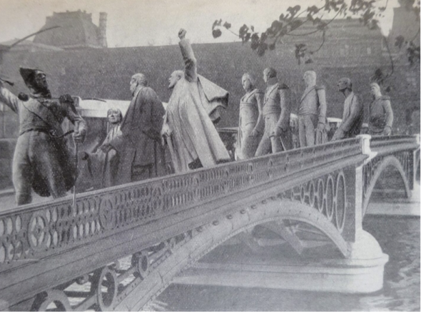 J. Constantinesco, ‘Le premiére colonne d’attaque venant du Louvre,’ M. Sauvage, La Fin de Paris, Paris, 1932