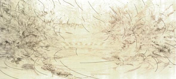 Julie Mehretu, Seven Acts of Mercy (detail), 2004