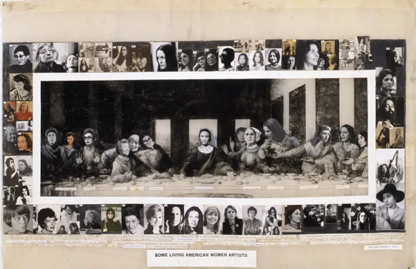 Some Living American Women Artists, Mary Beth Edelson, 1972