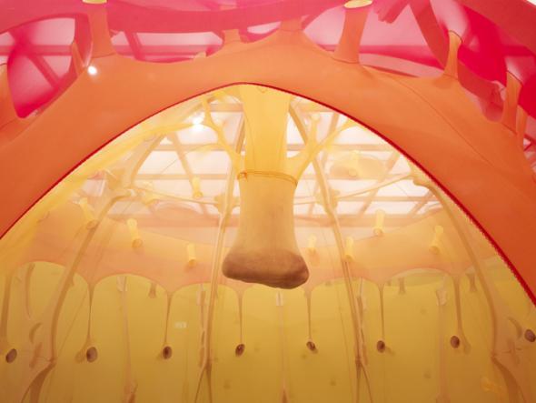 The Edges of the World by Ernesto Neto. Hayward Gallery, London, 2010