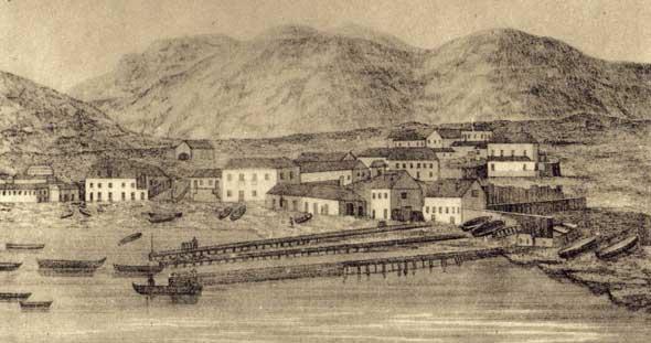 Instalações carvoeira inglesas, c. 1864