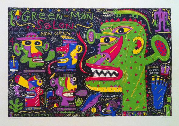 Green Man Salon, Norman Catherine, 1990.